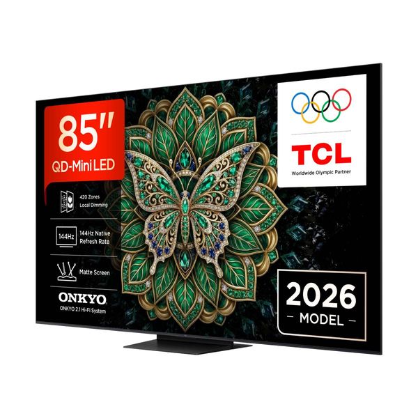 TCL QD Mini LED C6K Pro 85" Τηλεόραση Google TV 4K