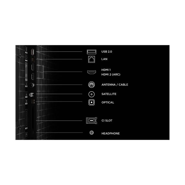 TCL QLED 43A400 Pro 43" Τηλεόραση 4K Google TV