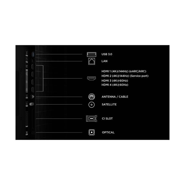 TCL Mini LED 55A400 Pro 55" Τηλεόραση Google TV 4K