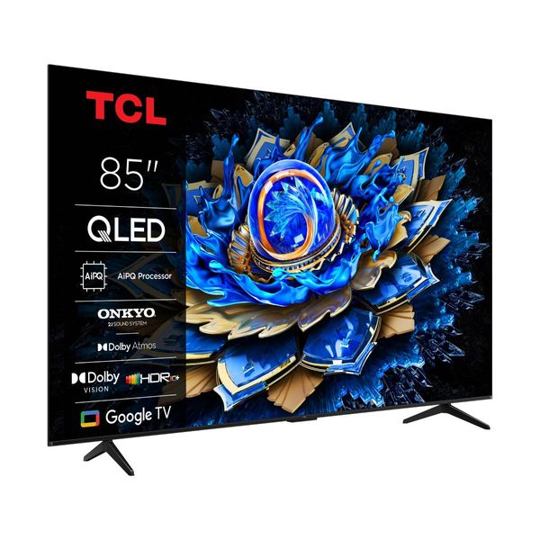 TCL QLED 85T69C 85" Τηλεόραση Google TV 4K