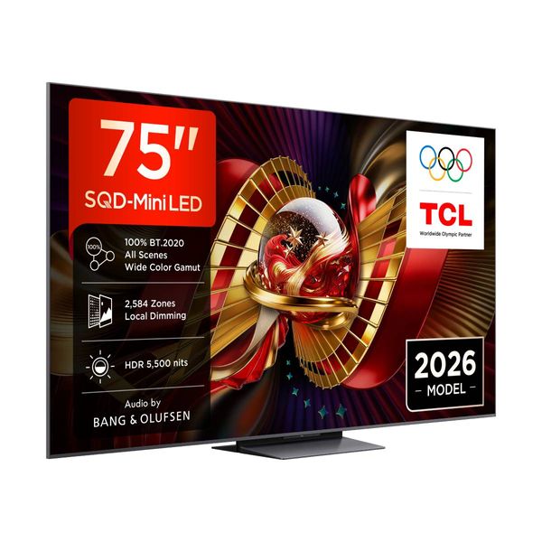 TCL SQD-Mini LED 75C8L 75" Τηλεόραση 4K Google TV
