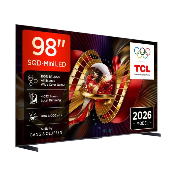 TCL SQD-Mini LED 98C8L 98" Τηλεόραση 4K Google TV