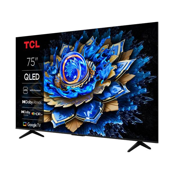 TCL QLED 75T69C 75" Τηλεόραση Google TV 4K