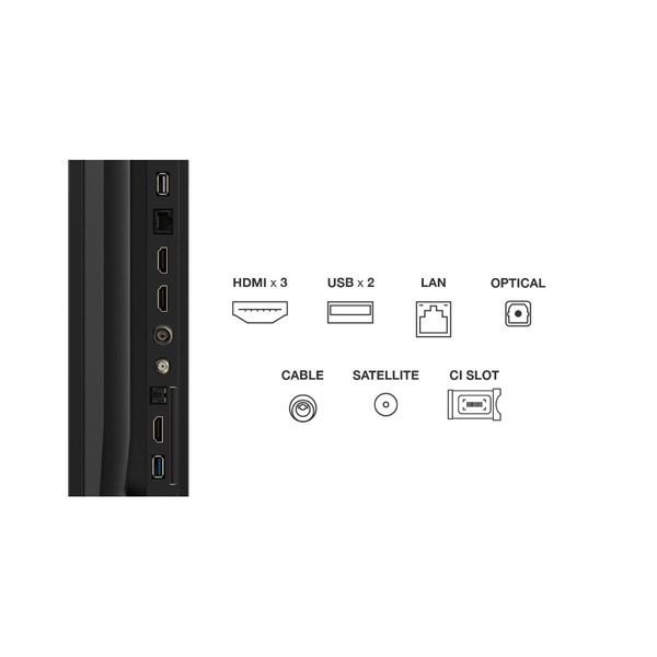 TCL QLED 75T69C 75" Τηλεόραση Google TV 4K