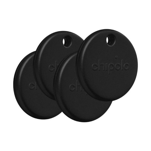 Chipolo Pop 4 Pack Black Tracking Tag