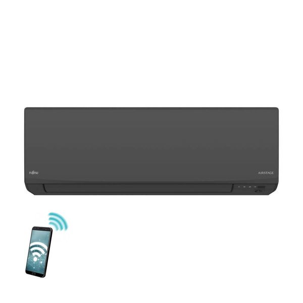 Fujitsu Designer - KJ series ASEH09KJCAL/AOEH09KJCA Black 9.000 BTU/h Κλιματιστικό Inverter