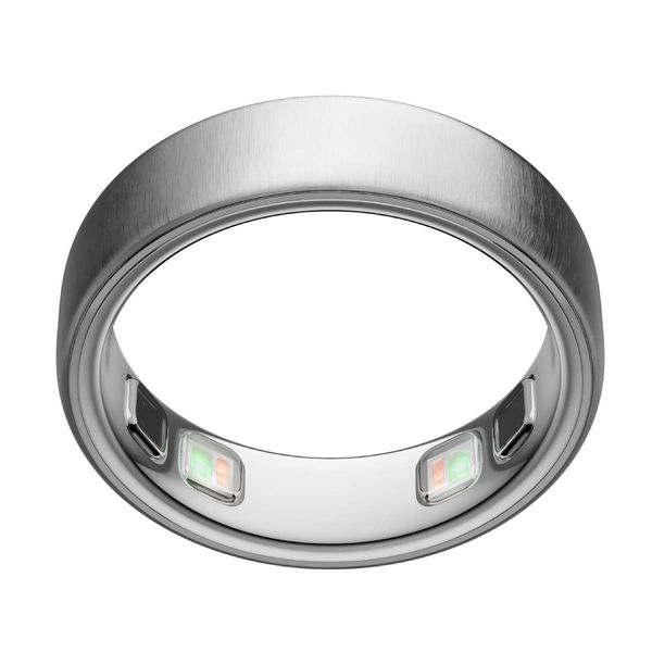 Oura Ring 5 Size 7 Brush Silver Smart Δαχτυλίδι