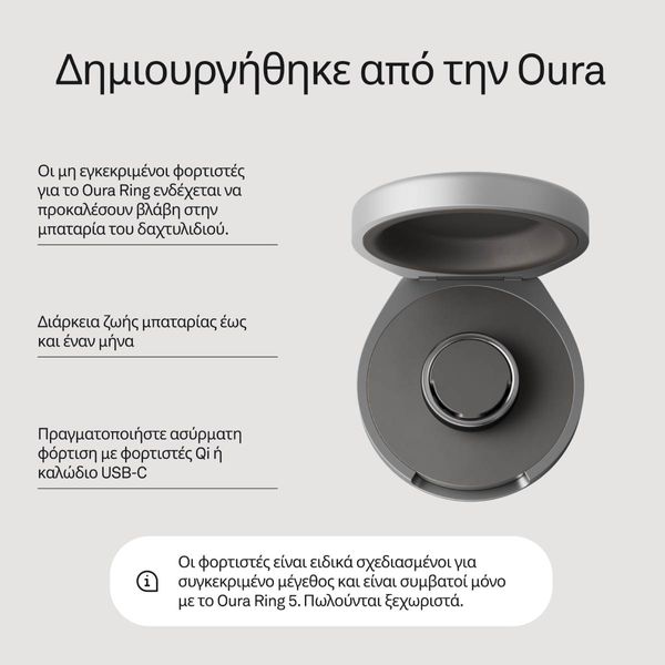 Oura Ring 5 Size 8 Θήκη Φόρτισης