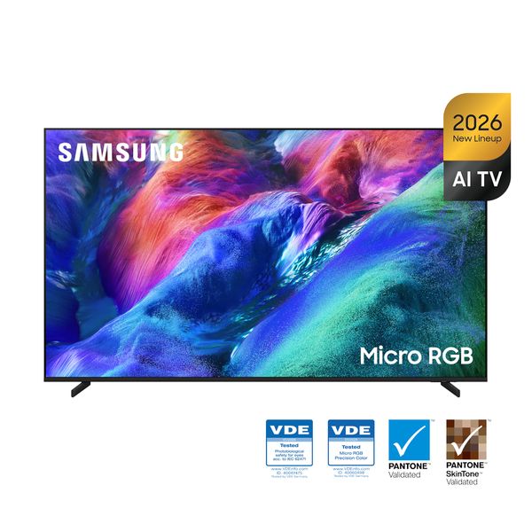 Samsung 65" Micro RGB R85H 4K Vision AI Smart TV