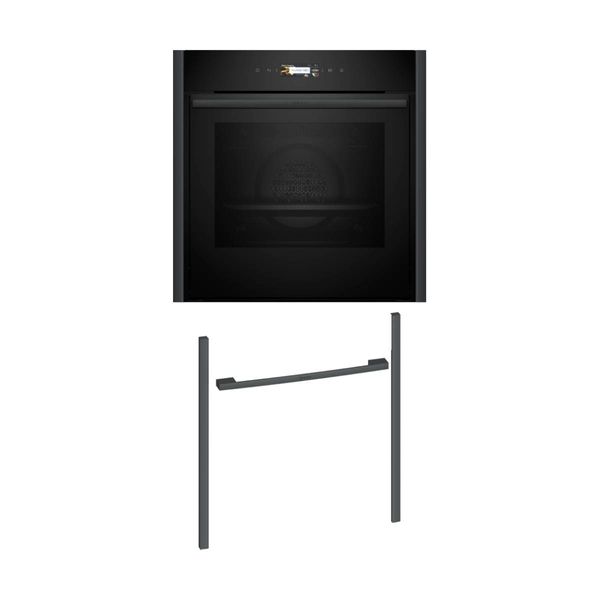 Neff B59CR3AY0 Φούρνος Εντοιχιζόμενος & Z9060AY0 Anthracite Grey Flex Design Kit