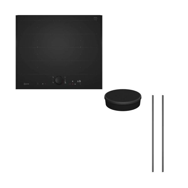 Neff T66YYY4B0 Εστίες Επαγωγικές & Twist Pad Flex & 52.6 cm Metallic Black Flex Design Kit