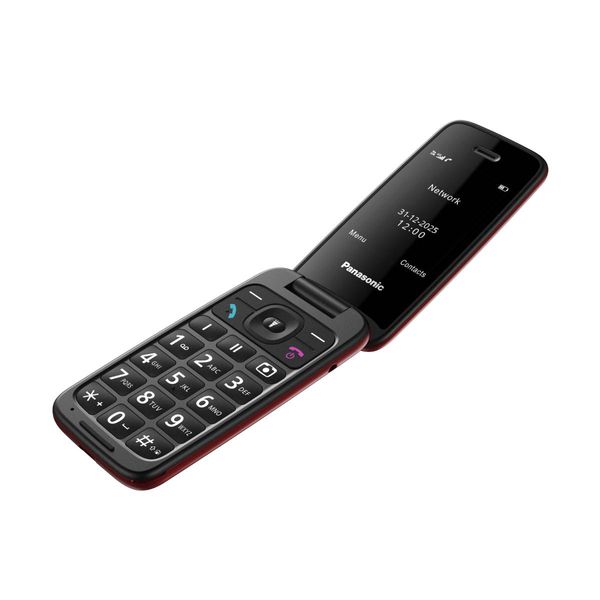 Panasonic KX-TU410EXB Red Κινητό Τηλέφωνο