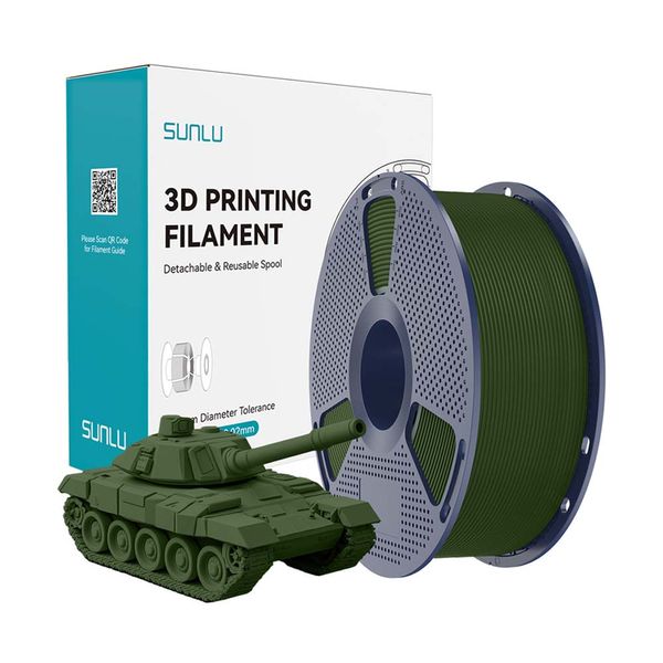 Sunlu PLA+ High-Speed Olive Νήμα