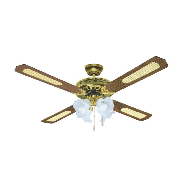 Eurolamp 147-29004 70W 125cm Gold Ανεμιστήρας Οροφής