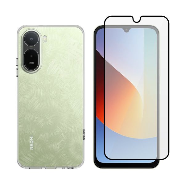 Redshield Redmi A7 Pro TPU Case & Glass Transparent Σετ - Θήκη Κινητου & Προστατευτικό Οθόνης