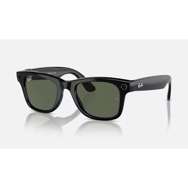 Ray‑Ban Meta Wayfarer Gen 1 Shiny Black/G-15 Green Large Έξυπνα Γυαλιά