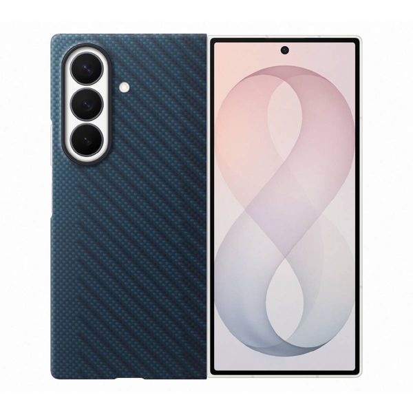 Samsung Fold 8 Magnetic Carbon Navy Θήκη Κινητού