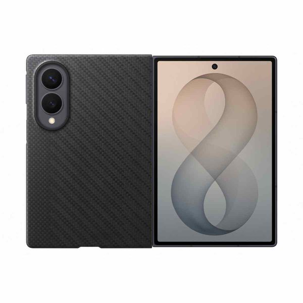 Samsung Fold 8 Wide Carbon Magnetic Black Θήκη Κινητού
