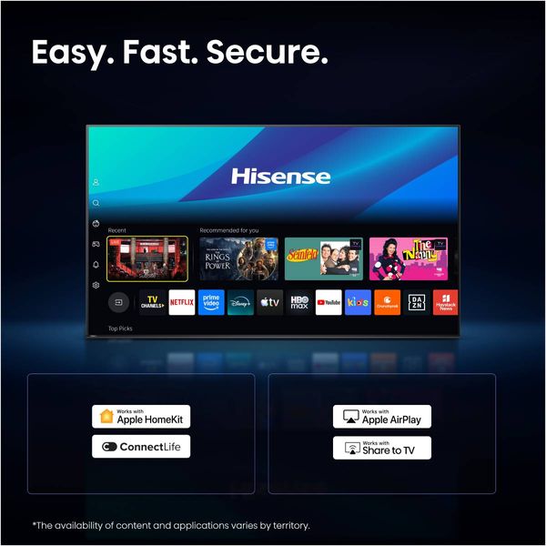 Hisense Hi-QLED 40A5S 40" Τηλεόραση Smart 4K
