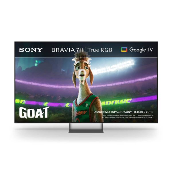 Sony BRAVIA 7 II True RGB Google TV (2026) 85" 85XR75M2 AI XR Processor Τηλεόραση Smart 4K TV