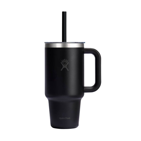 Hydroflask 1lt Μαύρο Ποτήρι Θερμός