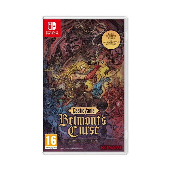 Castlevania Belmont's Curse Midnight Edition Switch Game
