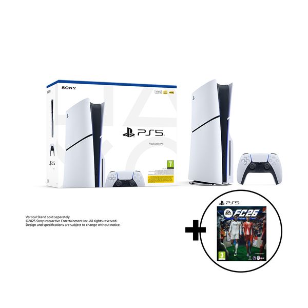 Sony PS5 Slim Edition 1TB & FC 26