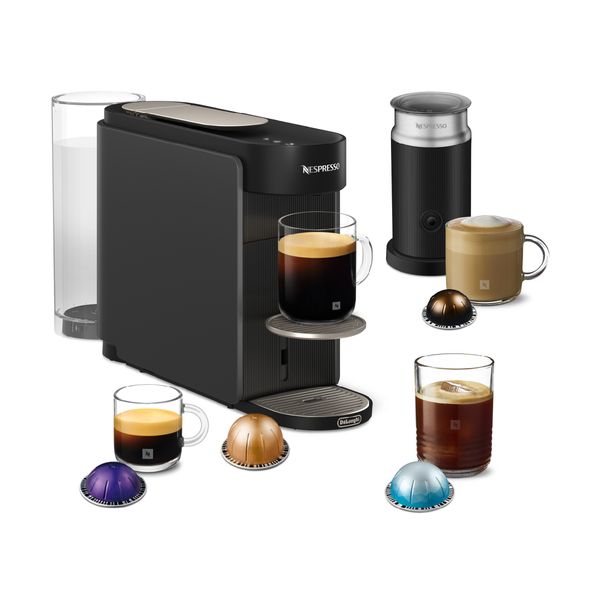 Delonghi Nespresso® EN200.GYAE Vertuo Up Anthracite Μηχανή Espresso