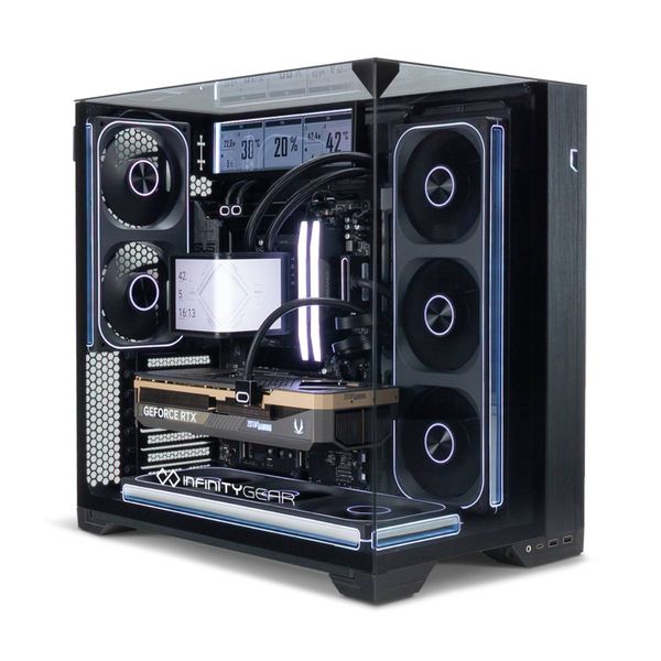 Infinity Gear Model R8 Tron Plus Black Desktop PC