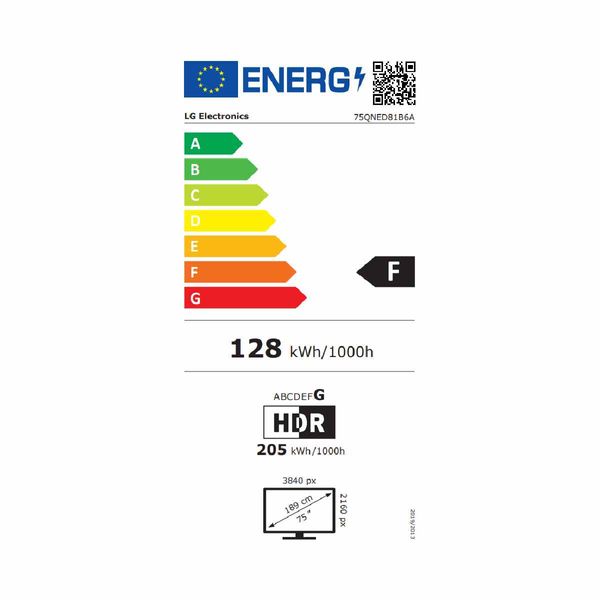 LG 75NU850B6 Nano 4K AI NU85 Τηλεόραση Smart TV