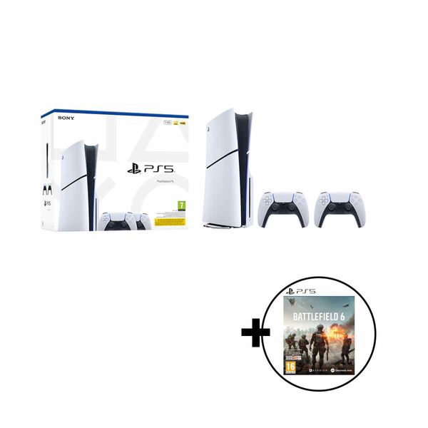 Sony PS5 Standard Edition 1TB & Dualsense & Battlefield 6