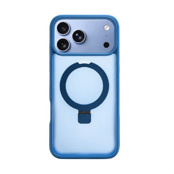 Redshield iPhone 18 Pro Max Skin Feel Magsafe with Ring Stand Alpine Blue Θήκη Κινητού