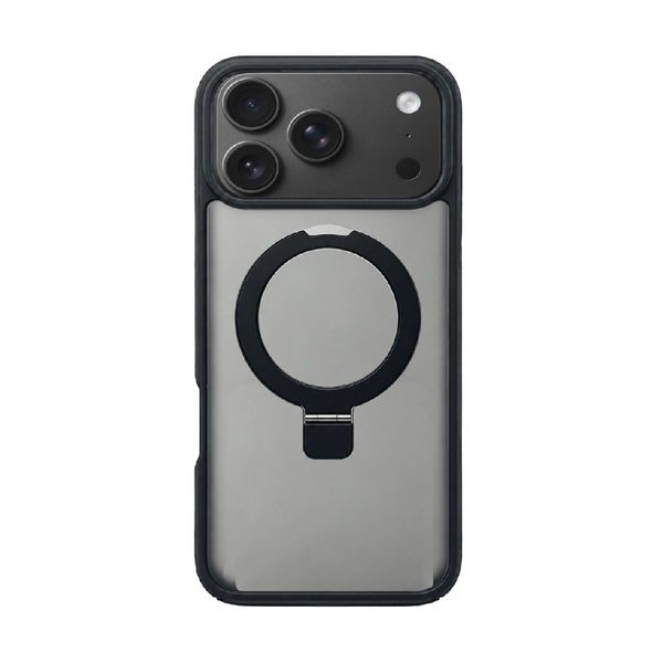 Redshield iPhone 18 Pro Max Skin Feel Magsafe with Ring Stand Black Θήκη Κινητού
