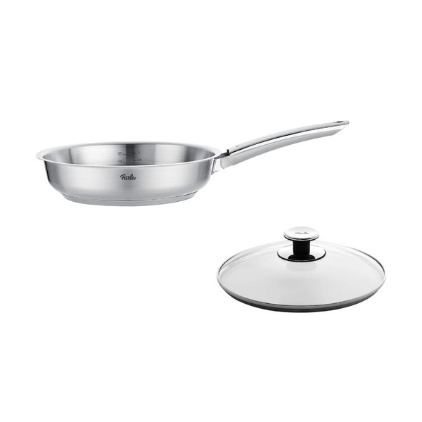 Fissler Pure 24cm Ανοξείδωτο Τηγάνι + Δώρο Καπάκι