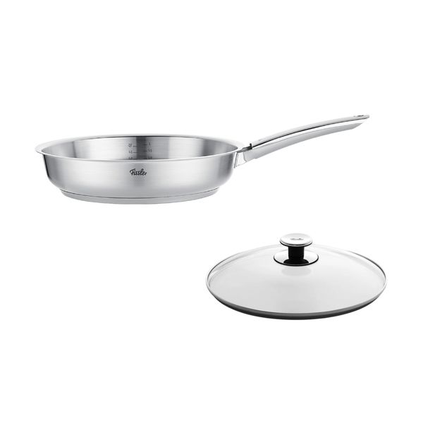 Fissler Pure 28cm Ανοξείδωτο Τηγάνι + Δώρο Καπάκι