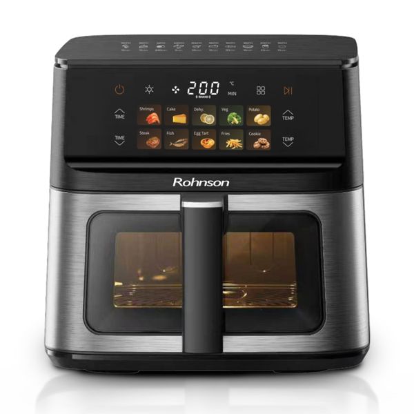 Rohnson R-28015 10L με Διπλή Αντίσταση Φριτέζα Αέρα