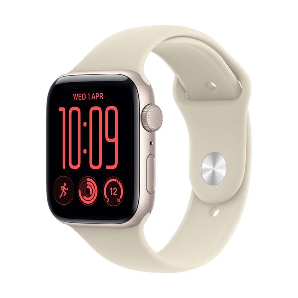Apple Watch SE 3 GPS + Cellular 40mm Starlight Aluminium Case Sand Sport Band S/M SmartWatch