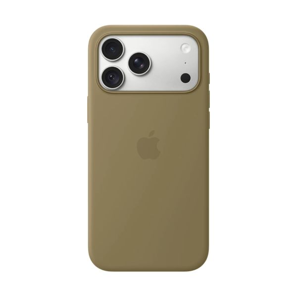 Apple iPhone 18 Pro Max Silicone Magsafe Olive Θήκη Κινητού