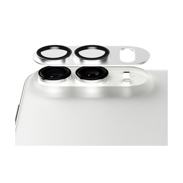 PanzerGlass Hoops Fender Silver Camera Lens Protector Apple iPhone Duo Προστατευτικός Φακός