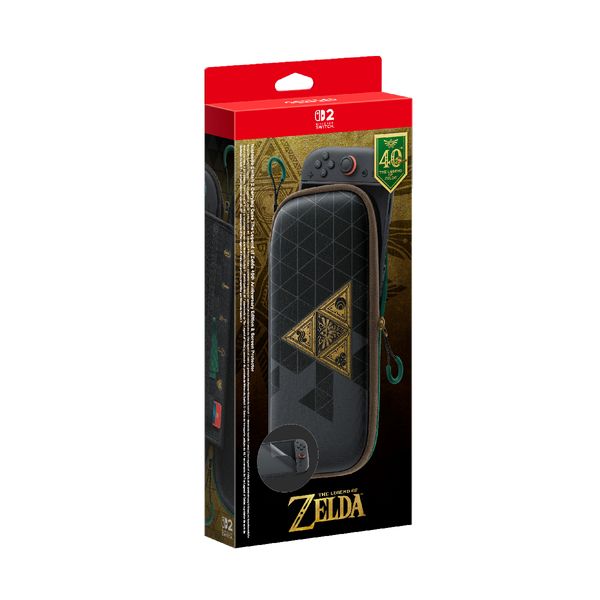 Nintendo SW2 Carrying Case & Screen Protection The Legend the Zelda 40th Anniversary Edition