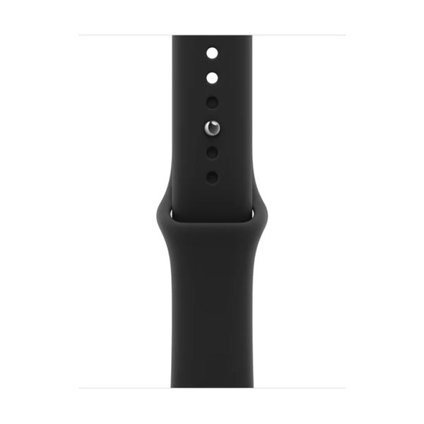 Apple 42mm Sport Band Black M/L Λουράκι Smartwatch