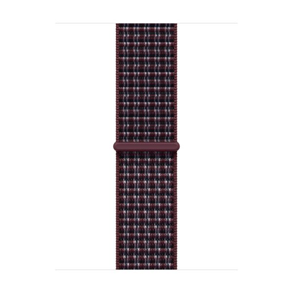 Apple 42mm Sport Loop Burgundy Plaid Λουράκι Smartwatch