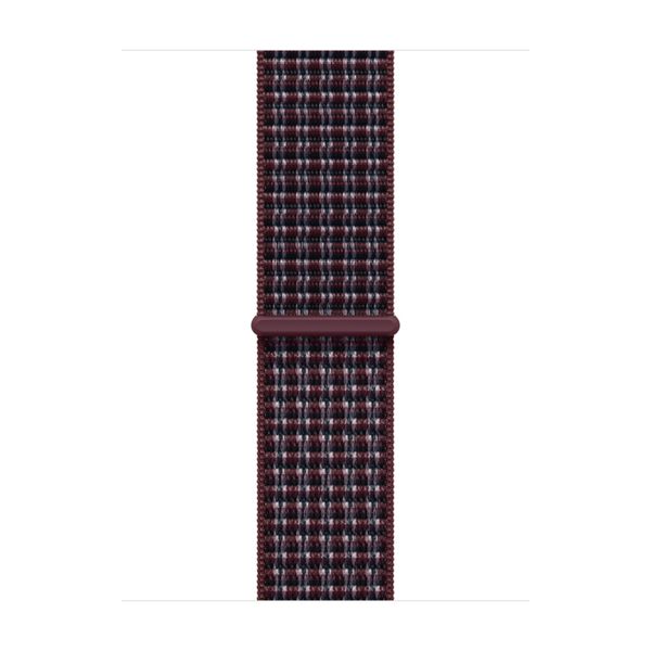 Apple 46mm Sport Loop Burgundy Plaid Λουράκι Smartwatch