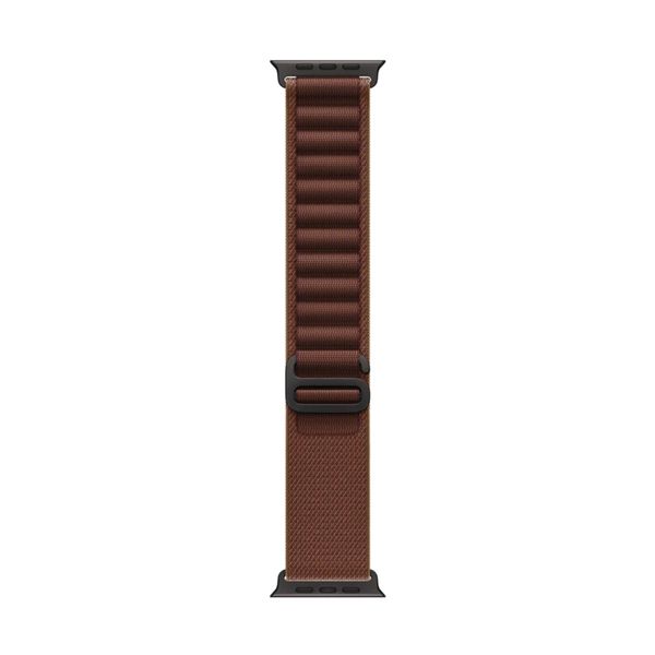 Apple 49mm Alpine Loop Burgundy S - Black Titanium Finish Λουράκι Smartwatch
