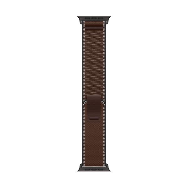 Apple 49mm Trail Loop Dark Umber M/L - Black Titanium Finish Λουράκι Smartwatch