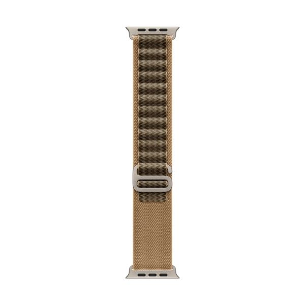 Apple 49mm Alpine Loop Desert L - Natural Titanium Finish Λουράκι Smartwatch