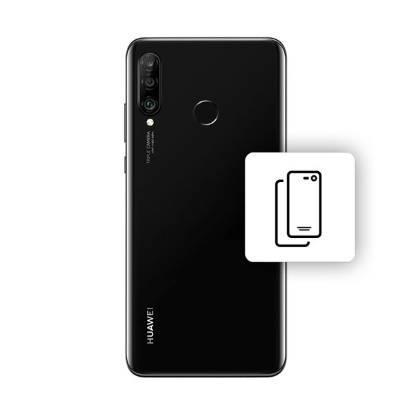 Αυθεντικό Πίσω Κάλυμμα Huawei P30 Lite Midnight Black
