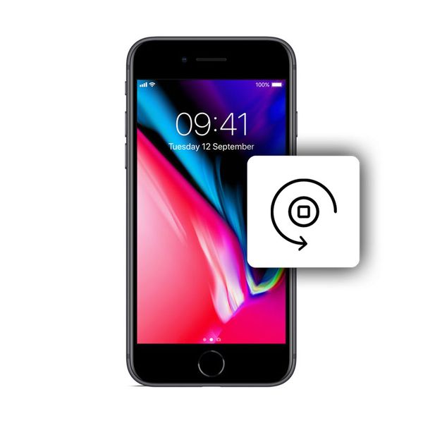 Premium Πλήκτρο Κεντρικής Σελίδας iPhone 8