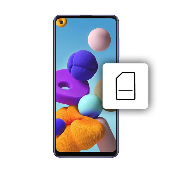 Αυθεντική Βάση Κάρτας Sim Samsung Galaxy A21s